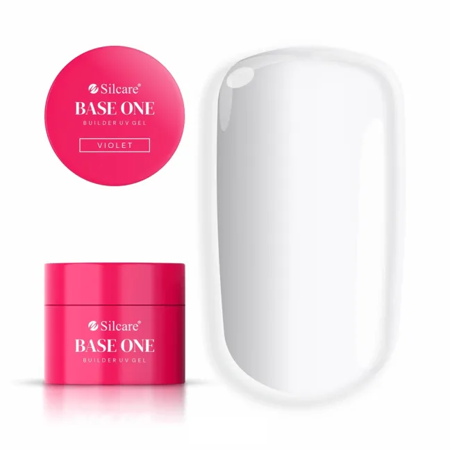 VIOLET 50gr Builder Gel costruttore monofasico Base One Silcare 50 gr