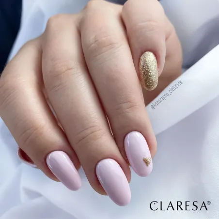 LOVE STORY 1 Semipermanente Polish oro glitter Claresa 5 gr