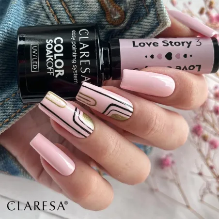 LOVE STORY 3 Semipermanente Polish Claresa 5 gr