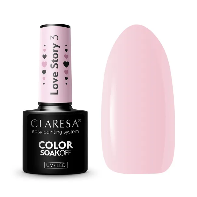 LOVE STORY 3 Semipermanente Polish Claresa 5 gr