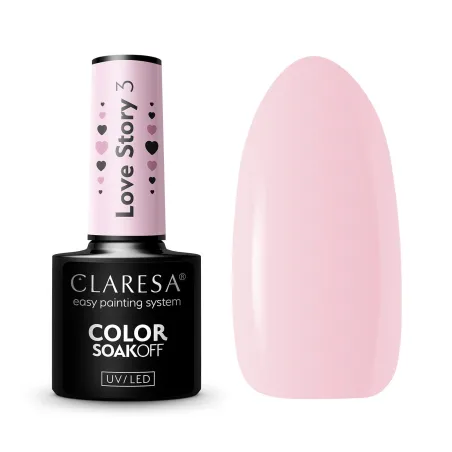 LOVE STORY 3 Semipermanente Polish Claresa 5 gr