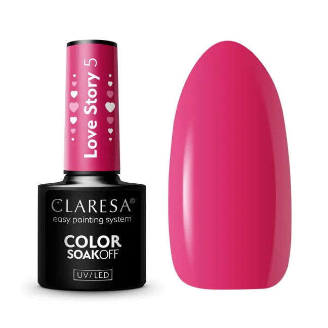 LOVE STORY 5 Semipermanente Polish Claresa 5 gr