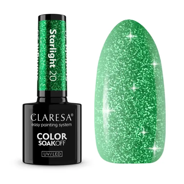 STARLIGHT 20 Semipermanente flash estivo Polish Claresa 5 gr
