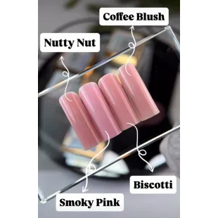 SELF LEVELING COFFEE BLUSH 50gr Builder gel costruttore cover Hemafree Mollynails 2