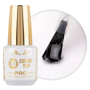 PRO SALON 3D EXPERT 15ml Finish topcoat con dispersione Pro Salon Mollylac