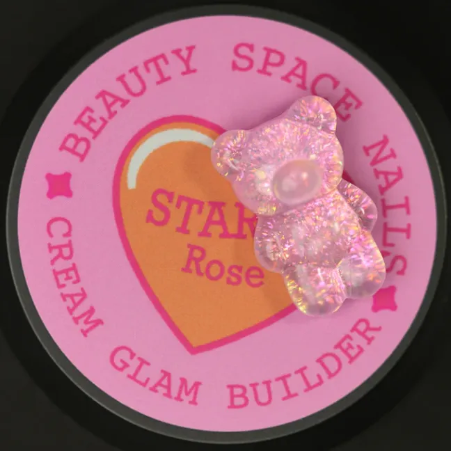 Cream glam STARRY ROSE Gel costruttore glitter denso Bsn 30ml