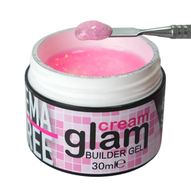Cream glam STARRY ROSE Gel costruttore glitter denso Bsn 30ml