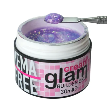 Cream glam STARRY PUNK Gel costruttore glitter denso Bsn 30ml