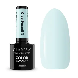CIAO PASTEL 3 Semipermanente soakoff pastel Polish Claresa 5 gr