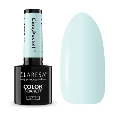 CIAO PASTEL 3 Semipermanente soakoff pastel Polish Claresa 5 gr