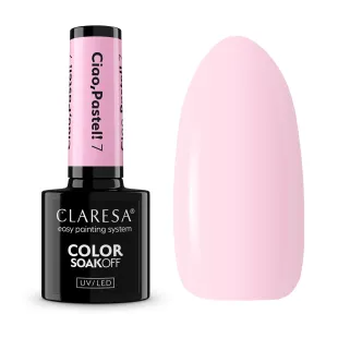 CIAO PASTEL 7 Semipermanente soakoff pastel Polish Claresa 5 gr