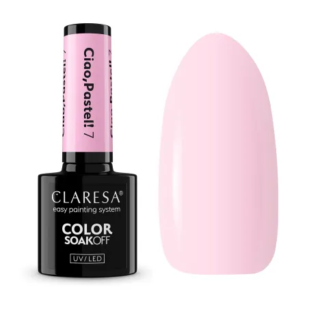 CIAO PASTEL 7 Semipermanente soakoff pastel Polish Claresa 5 gr