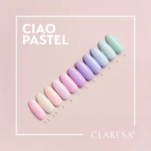 CIAO PASTEL 8 Semipermanente soakoff pastel Polish Claresa 5 gr 2