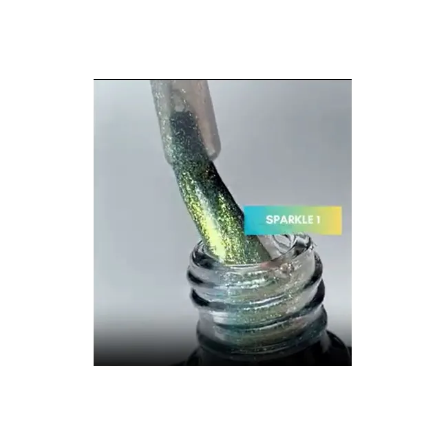 KIT SPARKLE: 8 Semipermanenti soakoff glitter Polish Claresa 5 gr