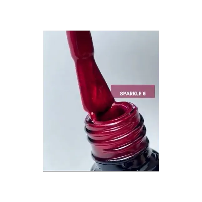 KIT SPARKLE: 8 Semipermanenti soakoff glitter Polish Claresa 5 gr