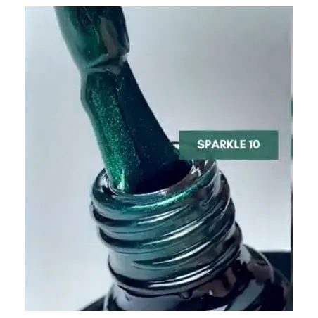 KIT SPARKLE: 8 Semipermanenti soakoff glitter Polish Claresa 5 gr