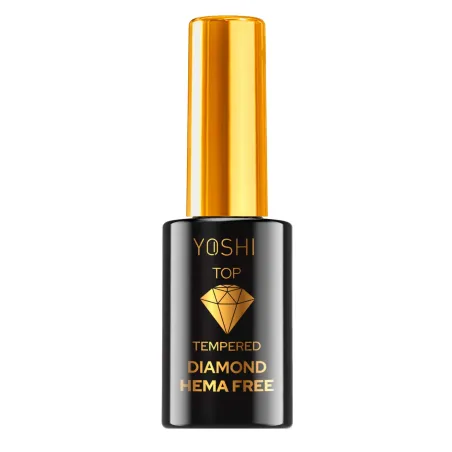 TOP DIAMOND Finish Yoshi Nails 10ml – Top Coat UV LED Ultra Lucido e Resistente