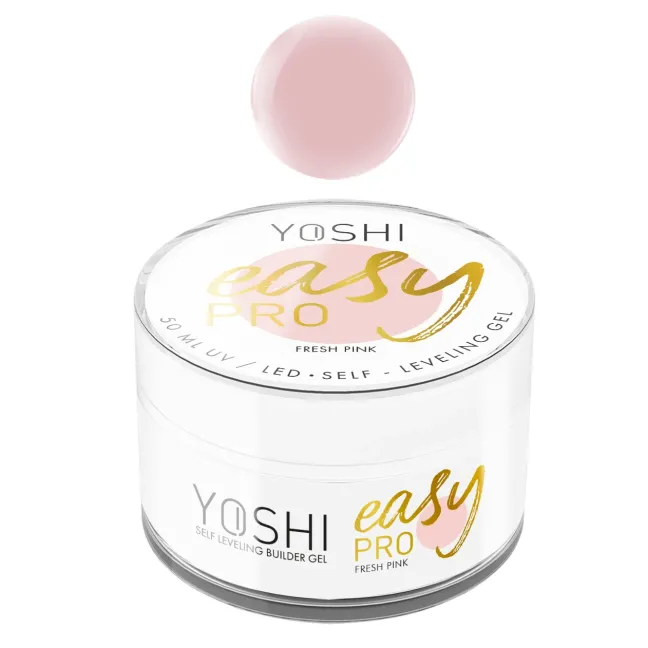 EASYPRO FRESH PINK Yoshi Nails 50ml – Builder Gel rosa lattiginoso