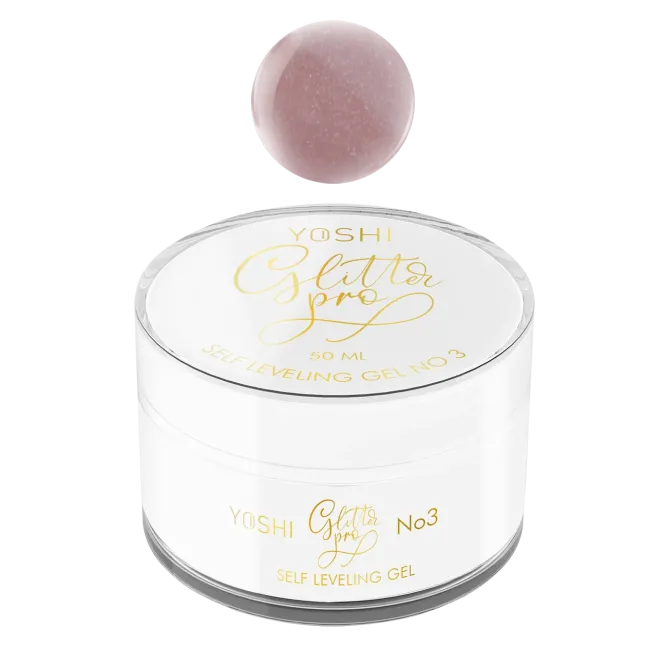 GLITTERPRO 3 Yoshi Nails 50ml – Builder Gel cover glitter
