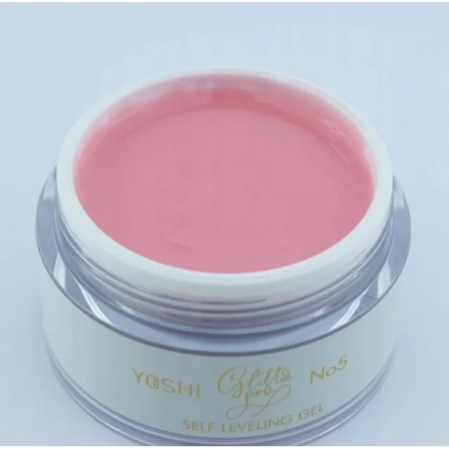 GLITTERPRO 5 Yoshi Nails 50ml – Builder Gel rosa glitter