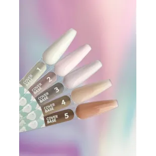 BASE COVER 2 YouAreCute 5ml - Base rinforzo unghie bianco rosato 2