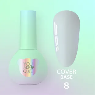 BASE COVER 8 YouAreCute 5ml - Base colorata per rinforzo unghie