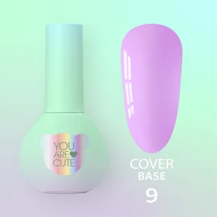 BASE COVER 9 YouAreCute 5ml - Base colorata per rinforzo unghie
