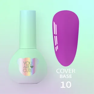 BASE COVER 10 YouAreCute 5ml - Base colorata per rinforzo unghie