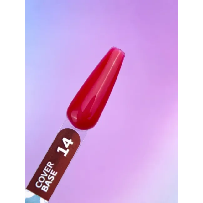 BASE COVER 14 YouAreCute 5ml - Base soak-off colorata rossa