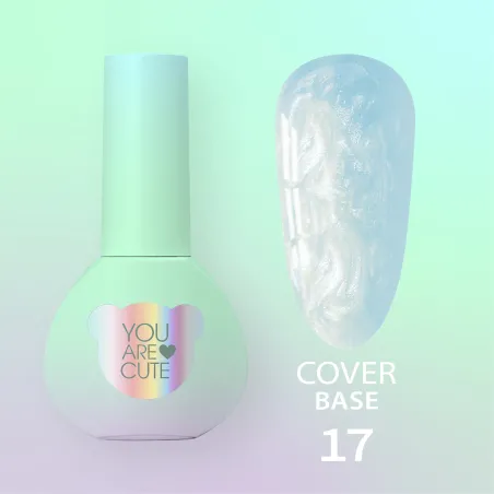 BASE COVER 17 YouAreCute 5ml - Base soak-off azzurro perla