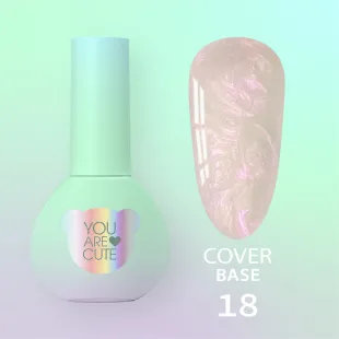 BASE COVER 18 YouAreCute 5ml - Base soak-off rosa perla