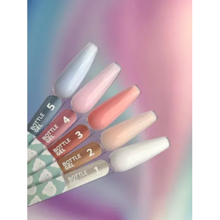 BOTTLE GEL 2 YouAreCute 5ml – Acrygel liquido beige builder per Rinforzo e allungamento