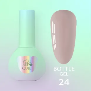 BOTTLE GEL 24 YouAreCute 5ml – Acrygel liquido nude builder per Rinforzo e allungamento