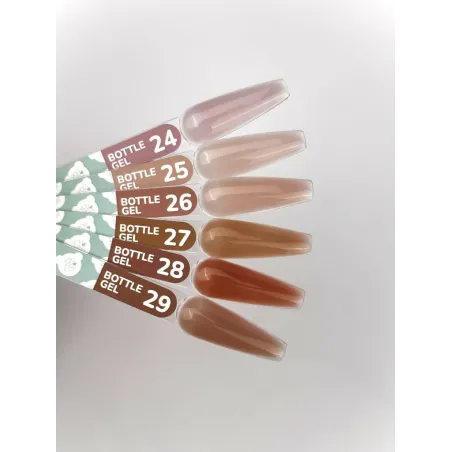 BOTTLE GEL 25 YouAreCute 5ml – Acrygel liquido nude builder per Rinforzo e allungamento