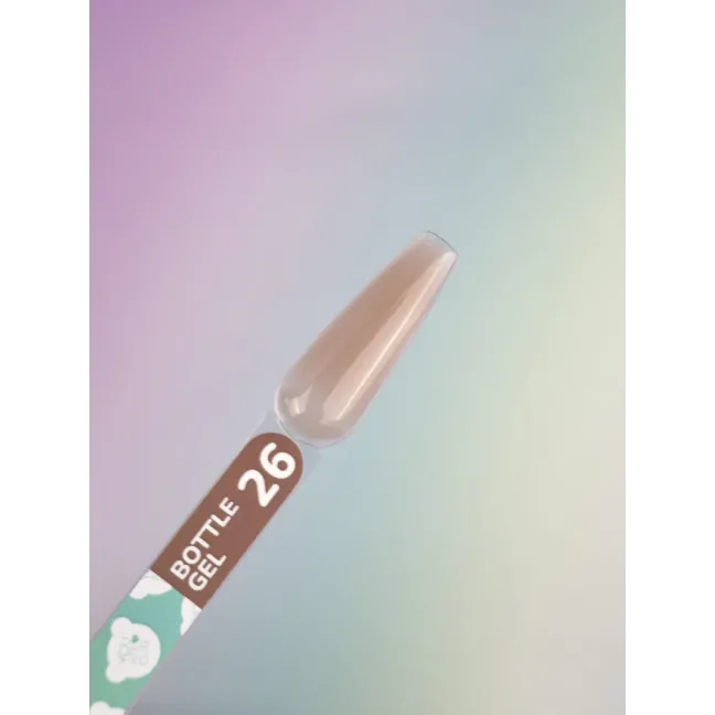 BOTTLE GEL 26 YouAreCute 5ml – Acrygel liquido nude builder per Rinforzo e allungamento
