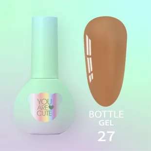 BOTTLE GEL 27 YouAreCute 5ml – Acrygel liquido nude builder per Rinforzo e allungamento