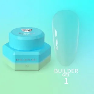 BUILDER Gel 1 YouAreCute 15ml – Gel Costruttore self leveling trasparente per ricostruzione unghie