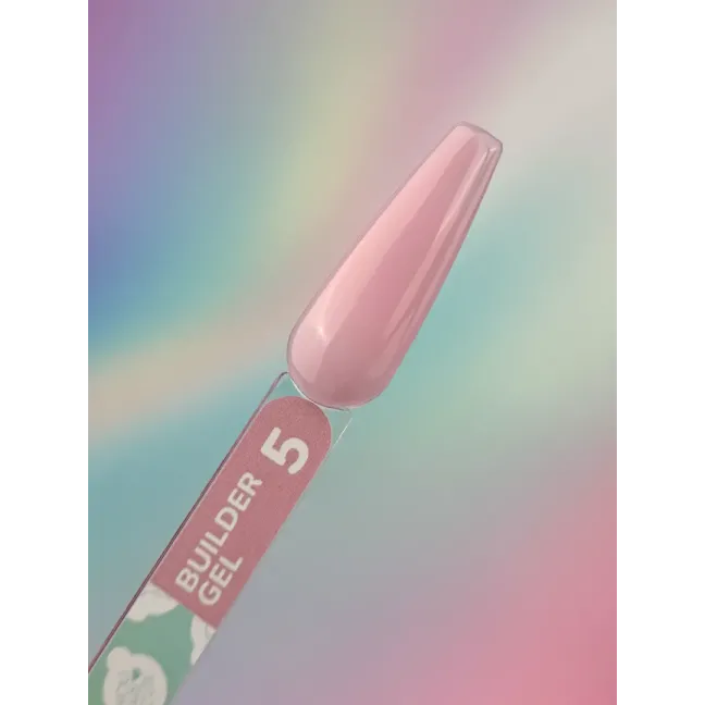 BUILDER Gel 5 YouAreCute 15ml – Gel Costruttore self leveling rosa scuro per ricostruzione unghie