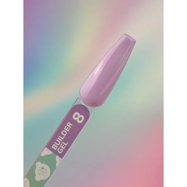 BUILDER Gel 8 YouAreCute 15ml – Gel Costruttore self leveling lilla per ricostruzione unghie