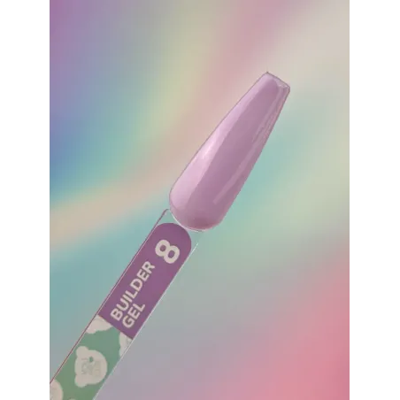 BUILDER Gel 8 YouAreCute 15ml – Gel Costruttore self leveling lilla per ricostruzione unghie