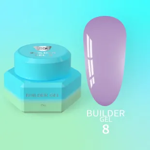BUILDER Gel 8 YouAreCute 15ml – Gel Costruttore self leveling lilla per ricostruzione unghie
