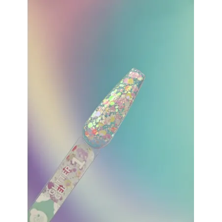 GLITTER GEL 1 YouAreCute 5ml – Gel decorativo argento glitter per nailart