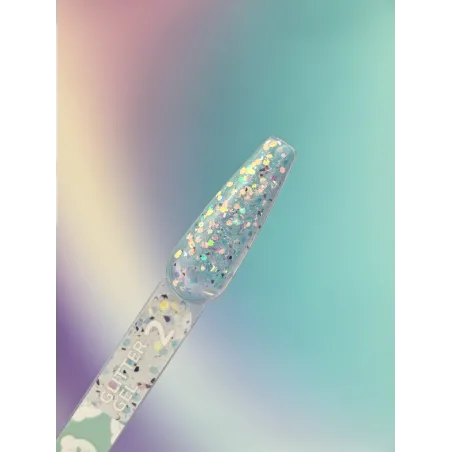 GLITTER GEL 2 YouAreCute 5ml – Gel decorativo argento glitter per nailart