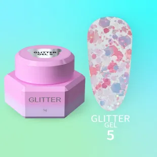 GLITTER GEL 5 YouAreCute 5ml – Gel decorativo arancio glitter per nailart