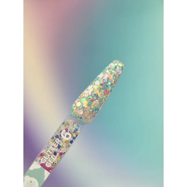 GLITTER GEL 6 YouAreCute 5ml – Gel decorativo mix glitter per nailart