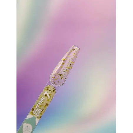GLITTER GEL 7 YouAreCute 5ml – Gel decorativo fiori gialli per nailart