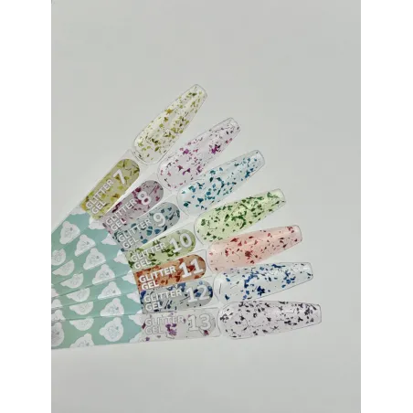 GLITTER GEL 11 YouAreCute 5ml – Gel decorativo fiori rossi per nailart