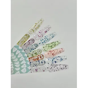 GLITTER GEL 13 YouAreCute 5ml – Gel decorativo fiori viola per nailart 2