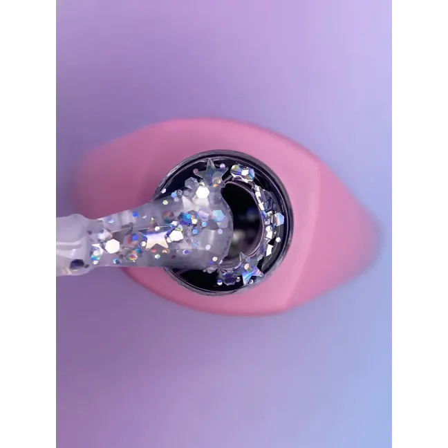 TOP STAR GLOW Youarecute 5ml– Finish sigillante con stelle argento senza dispersione