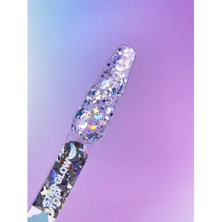 TOP STAR GLOW Youarecute 5ml– Finish sigillante con stelle argento senza dispersione